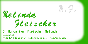 melinda fleischer business card